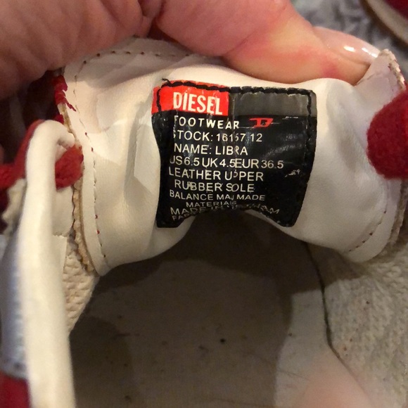 Diesel Libra runners in red - Picture 5 of 6